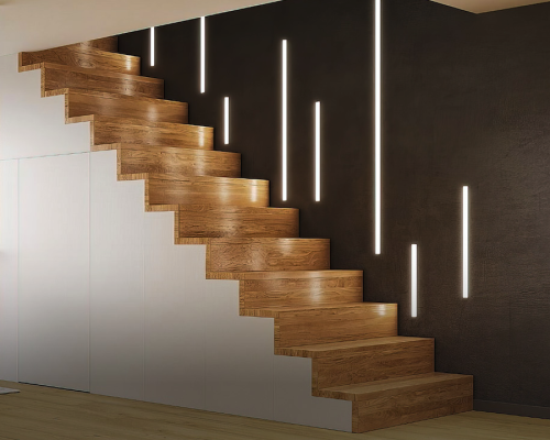 Oświetlenie liniowe do ścian: stylowy dodatek