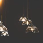 Nowoczesne lampy wiszące z teksturą szkła