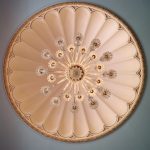 Biała ceramiczna lampa sufitowa w stylu vintage – klasyka i elegancja